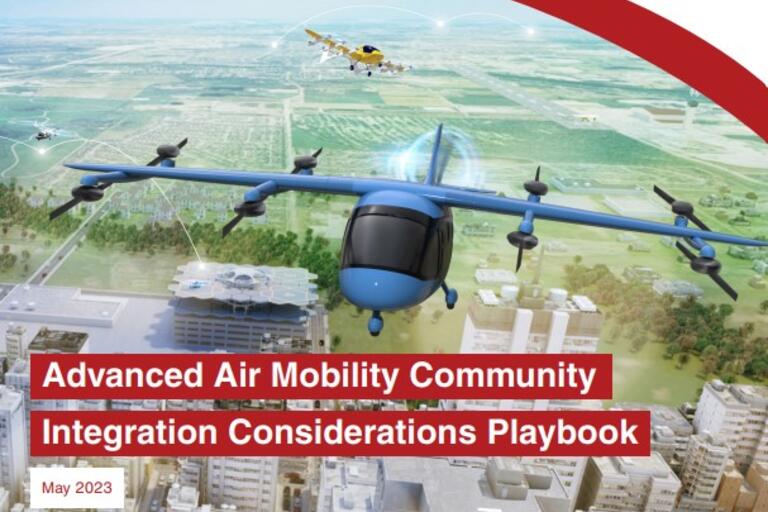 Advanced Air Mobility Community Integration Considerations Playbook Cover