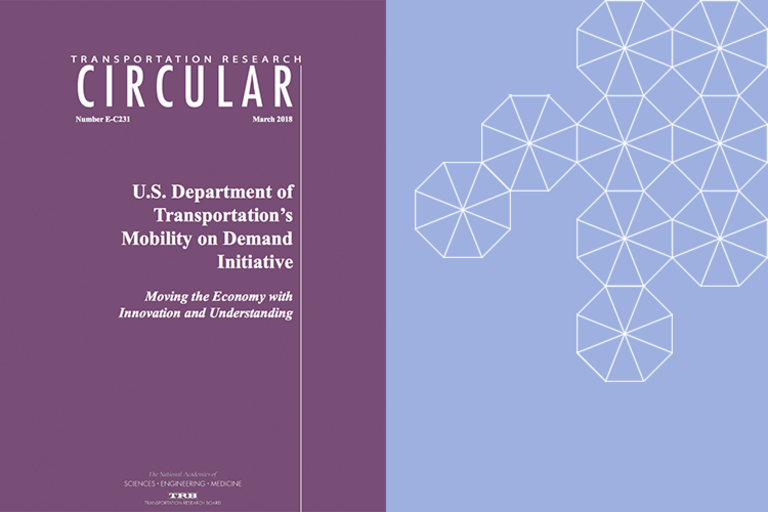 Cover of U.S. Department of Transportation’s Mobility on Demand Initiative