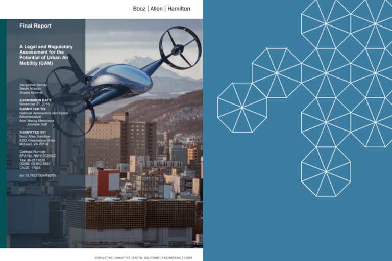 Cover of A Legal and Regulatory Assessment for the Potential of Urban Air Mobility (UAM)