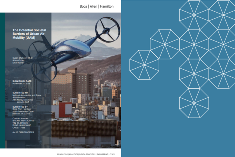 Cover of The Potential Societal Barriers of Urban Air Mobility (UAM)