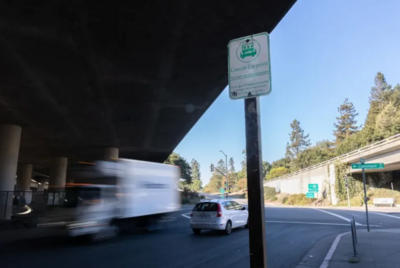 Casual Carpooling Sign